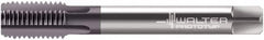 Walter-Prototyp - M8x1.00 Metric Fine 6HX 4 Flute Multilayer TiAlN Finish Solid Carbide Straight Flute Machine Tap - Modified Bottoming, Right Hand Thread, 90mm OAL, 12mm Thread Length, Oversize, Through Coolant - Americas Industrial Supply