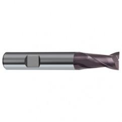 16mm Dia. x 82mm Overall Length 2-Flute Square End Solid Carbide SE End Mill-Weldon Shank-Center Cut-Firex - Americas Industrial Supply