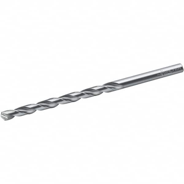 Walter-Titex - 8.8mm, 130° Point, Spiral Flute, Cobalt Taper Length Drill Bit - Bright Finish, 115mm Flute Length, 175mm OAL, Series A1544 - Americas Industrial Supply