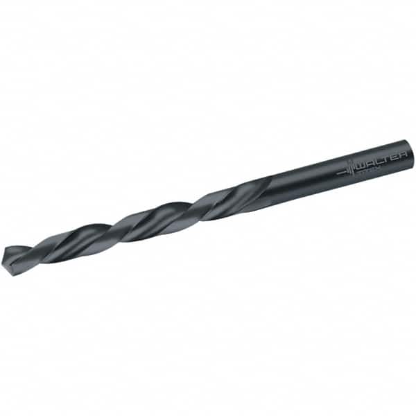 Walter-Titex - 2.25mm 118° High Speed Steel Jobber Drill - Bright Finish, Left Hand Cut, Spiral Flute, Straight Shank, 53mm OAL, N Point - Americas Industrial Supply