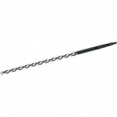 Walter-Titex - 10.5mm, 1MT 130° Point High Speed Steel Taper Shank Drill Bit - Bright/Oxide Finish, 235mm Flute Length, 360mm OAL, Parabolic Flute, Series A4722 - Americas Industrial Supply