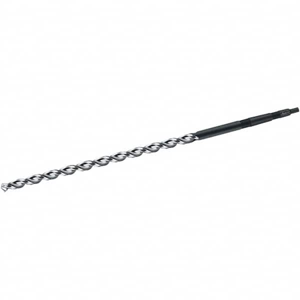 Walter-Titex - 16.5mm, 2MT 130° Point High Speed Steel Taper Shank Drill Bit - Bright/Oxide Finish, 295mm Flute Length, 445mm OAL, Parabolic Flute, Series A4722 - Americas Industrial Supply