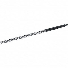 Walter-Titex - 18mm, 2MT 130° Point High Speed Steel Taper Shank Drill Bit - Bright/Oxide Finish, 245mm Flute Length, 370mm OAL, Parabolic Flute, Series A4622 - Americas Industrial Supply