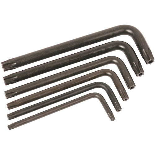 T10S-T30S TORX 6PC L-KEY SET - Americas Industrial Supply
