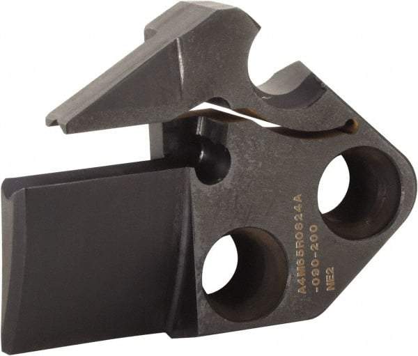 Kennametal - 6mm Groove Width, 24mm Max Depth of Cut, Right Hand Cut, A4M-A Indexable Grooving Blade - 6 Seat Size, A4G0600M06P04GMP Insert Style, Series A4 - Americas Industrial Supply