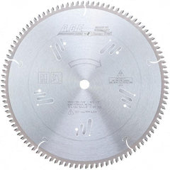 Amana Tool - 12" Diam, 5/8" Arbor Hole Diam, 100 Tooth Wet & Dry Cut Saw Blade - Carbide-Tipped, Clean Action, Standard Round Arbor - Americas Industrial Supply