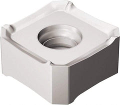 Sandvik Coromant - 345R13T5 MM Grade S30T Carbide Milling Insert - TiAlN2 Finish, 5.95mm Thick, 13mm Inscribed Circle, 0.8mm Corner Radius - Americas Industrial Supply