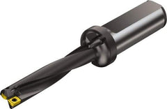 Sandvik Coromant - 4.2579" Max Drill Depth, 5xD, 21mm Diam, Indexable Insert Drill - 2 Inserts, 25mm Shank Diam, Straight Shank - Americas Industrial Supply