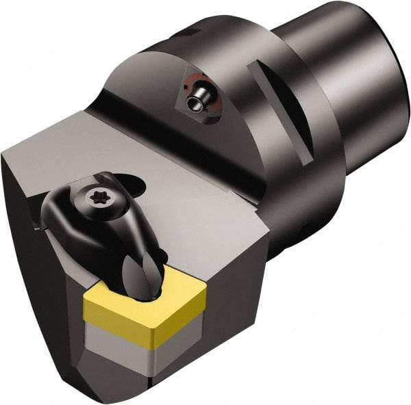 Sandvik Coromant - Left Hand Cut, Size C6, CNMG 643 Insert Compatiblity, Modular Turning & Profiling Cutting Unit Head - 45mm Ctr to Cutting Edge, 65mm Head Length, Through Coolant, Series T-Max P - Americas Industrial Supply