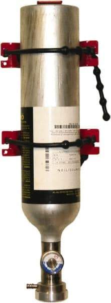BW Technologies by Honeywell - Oxygen - 18%, LEL CH4 - 50%, Carbon Monoxide - 50 ppm Calibration Gas - Includes Aluminum Cylinder, Use with Honeywell Gas Detectors - Americas Industrial Supply