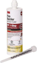 3M - 12.85 oz Cartridge Maroon Urethane Fire Barrier Foam - 120°F Max Operating Temp - Americas Industrial Supply