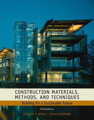 DELMAR CENGAGE Learning - Construction Materials, Methods and Techniques, 3rd Edition - Treatment of Materials Reference, Delmar/Cengage Learning, 2010 - Americas Industrial Supply