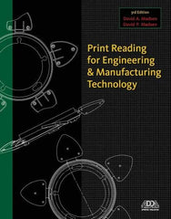 DELMAR CENGAGE Learning - Print Reading for Engineering and Manufacturing Technology Publication with CD-ROM, 3rd Edition - by Madsen, Delmar/Cengage Learning, 2012 - Americas Industrial Supply