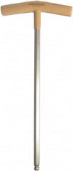 Paramount - 10mm Hex, T-Handle Cushion Grip, Ball End Hex Key - 12-7/64" OAL, Protanium High Torque Steel, Metric System of Measurement - Americas Industrial Supply