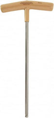Paramount - 8mm Hex, T-Handle Cushion Grip, Ball End Hex Key - 11-13/64" OAL, Protanium High Torque Steel, Metric System of Measurement - Americas Industrial Supply