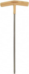Paramount - 6mm Hex, T-Handle Cushion Grip, Ball End Hex Key - 10-1/2" OAL, Protanium High Torque Steel, Metric System of Measurement - Americas Industrial Supply