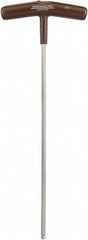 Paramount - 1/4" Hex, T-Handle Cushion Grip, Ball End Hex Key - 10-51/64" OAL, Protanium High Torque Steel, Inch System of Measurement - Americas Industrial Supply