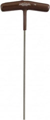 Paramount - 1/8" Hex, T-Handle Cushion Grip, Hex Key - 7-39/64" OAL, Protanium High Torque Steel, Inch System of Measurement - Americas Industrial Supply