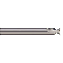 Harvey Tool - 48° 0.135" Cut Diam, 0.073" Cut Width, Solid Carbide Dovetail Cutter - Exact Industrial Supply