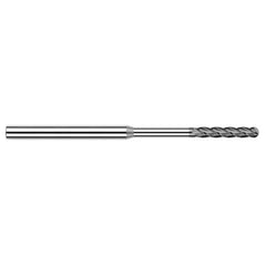‎3/32″ Dia. × 1/8″ Shank × 1/2″ DOC × 2-1/2″ OAL, CVD Diamond, 4 Flute, Ballnose End Mill