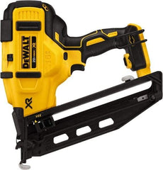 DeWALT - Cordless Cordless Brushless Finish Nailer - 16 Gauge Nail Diam, 1-1/4 to 2-1/2" Long Nail, Lithium-Ion Batteries Not Included - Americas Industrial Supply