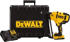 DeWALT - Cordless Cordless Brushless Finish Nailer Kit - 16 Gauge Nail Diam, 1-1/4 to 2-1/2" Long Nail, Lithium-Ion Batteries Included - Americas Industrial Supply