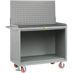 Little Giant - 3,600 Lb Capacity Mobile Service Bench - 53" Wide x 24" Deep x 43" High, Steel, Gray - Americas Industrial Supply