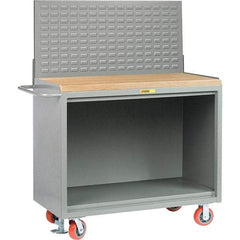 Little Giant - 3,600 Lb Capacity Mobile Service Bench - 53" Wide x 24" Deep x 43" High, Steel, Gray - Americas Industrial Supply