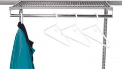 Triton - 31" Long Gray Pegboard Clothes Rod - For Use with Clothes - Americas Industrial Supply