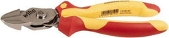 Wiha - 8" OAL, 0.138" Capacity, Cutting Pliers - Cushion Grip Handle - Americas Industrial Supply
