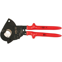 Wiha - 13.9" OAL, 10-20 AWG Capacity, Cable Cutter - Americas Industrial Supply