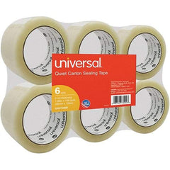 UNIVERSAL - 48mm Wide x 2mm Thick x 100m Long, 73000 Box Sealing & Label Protection Tape - Clear - Americas Industrial Supply