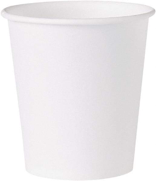 Solo - Paper Water Cups, 3 oz, 100/Bag, 50 Bags/Carton - White - Americas Industrial Supply