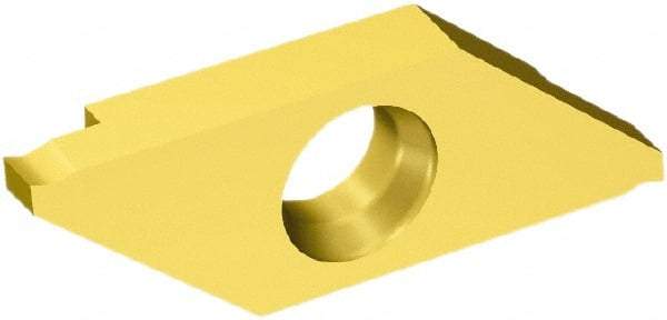 Sandvik Coromant - 3MAG MAG Grade 1025, 1.25mm Cutting Width Carbide Grooving Insert - 2.7mm Max Depth of Cut, Right Hand, 0.05mm Corner Radius, TiAlN/TiN Finish - Americas Industrial Supply