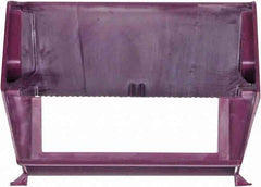 Triton - 12 Lb. Load Capacity, 5-3/8" Deep, Red Polypropylene Hopper Stacking Bin - 3" High x 4-1/8" Wide x 5-3/8" Long - Americas Industrial Supply