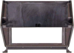 Triton - 12 Lb. Load Capacity, 5-3/8" Deep, Brown Polypropylene Hopper Stacking Bin - 3" High x 4-1/8" Wide x 5-3/8" Long - Americas Industrial Supply
