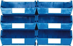 Triton - 55 Lb. Load Capacity, 10-7/8" Deep, Multi-Colored Polypropylene Bin System - 5" High x 11" Wide x 10-7/8" Long - Americas Industrial Supply