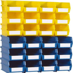 Triton - 70 Lb. Load Capacity, 7-3/8" Deep, Multi-Colored Polypropylene Bin System - 3" High x 4-1/8" Wide x 7-3/8" Long - Americas Industrial Supply