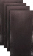 Triton - 24" Wide x 48" High Peg Board Storage Board - 4 Panels, Hardboard, Black - Americas Industrial Supply