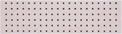 Triton - 31-1/2" Wide x 9" High Peg Board Strip - 1 Panel, Steel with Epoxy Coating, White - Americas Industrial Supply