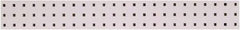 Triton - 36" Wide x 4-1/2" High Peg Board Strip - 1 Panel, Steel with Epoxy Coating, White - Americas Industrial Supply