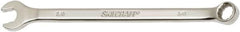 Ability One - 3/8" 12 Point Combination Wrench - 15° Offset Angle, Steel, Chrome Finish - Americas Industrial Supply