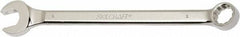 Ability One - 1" 12 Point Combination Wrench - 15° Offset Angle, Steel, Chrome Finish - Americas Industrial Supply