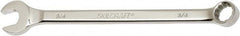 Ability One - 3/4" 12 Point Combination Wrench - 15° Offset Angle, Steel, Chrome Finish - Americas Industrial Supply