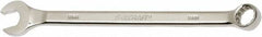 Ability One - 15mm 12 Point Combination Wrench - 15° Offset Angle, Steel, Chrome Finish - Americas Industrial Supply