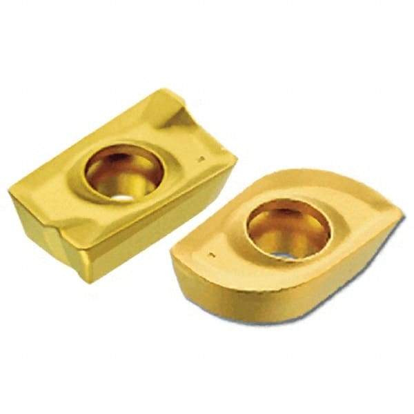 Iscar - APKT1604 76 Grade IC950 Carbide Milling Insert - TiAlN Finish, 5.7mm Thick, 0.8mm Corner Radius - Americas Industrial Supply