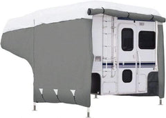 Classic Accessories - Polypropylene RV Protective Cover - 10 to 12' Long, Gray and White - Americas Industrial Supply