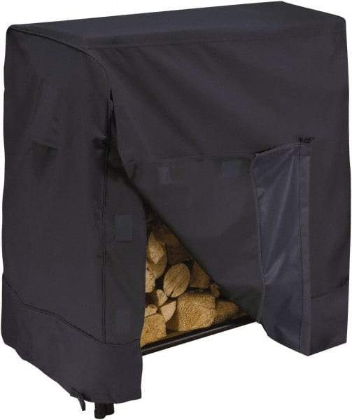 Classic Accessories - Polyester Log Rack Protective Cover - 48 x 24 x 42", Black - Americas Industrial Supply