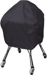 Classic Accessories - Polyester Grill Protective Cover - 22" Diam x 40" High, Black - Americas Industrial Supply