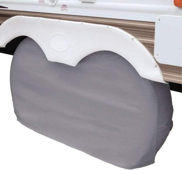 Classic Accessories - Polyvinyl Chloride RV Protective Cover - 30 to 33" Diam x 8" Wide, Gray - Americas Industrial Supply